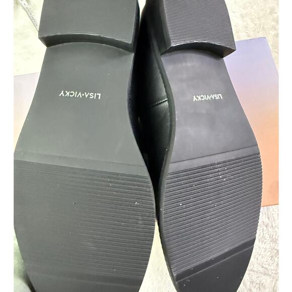 Lisa Vicky Zany-V Black Sheep Nappa NWT Size 7.5 M - Picture 4 of 6